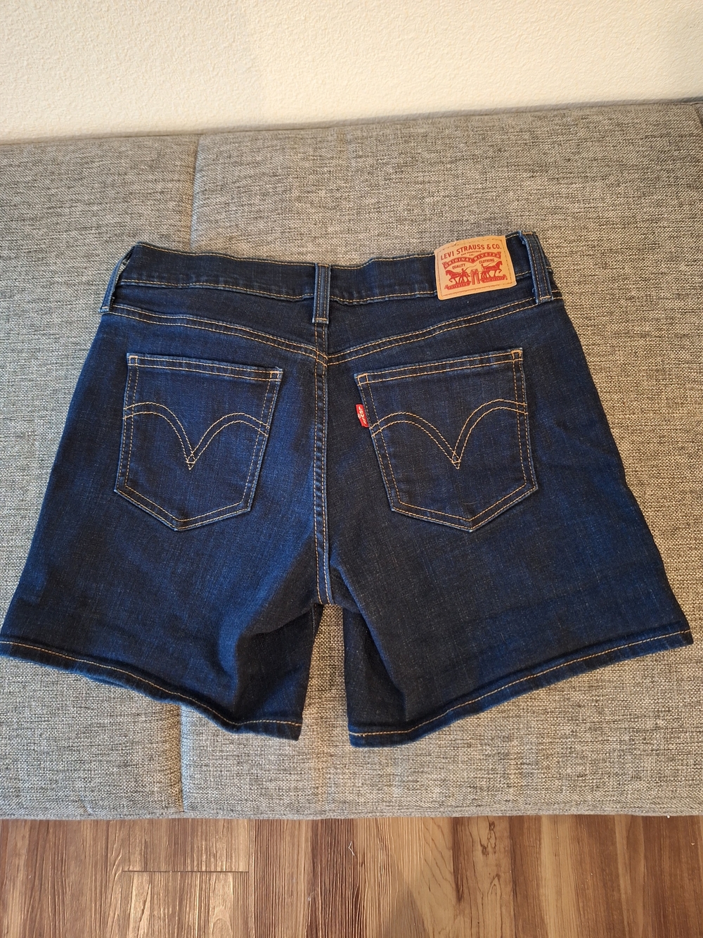 Levi's Dark Blue Denim Shorts- Size 6